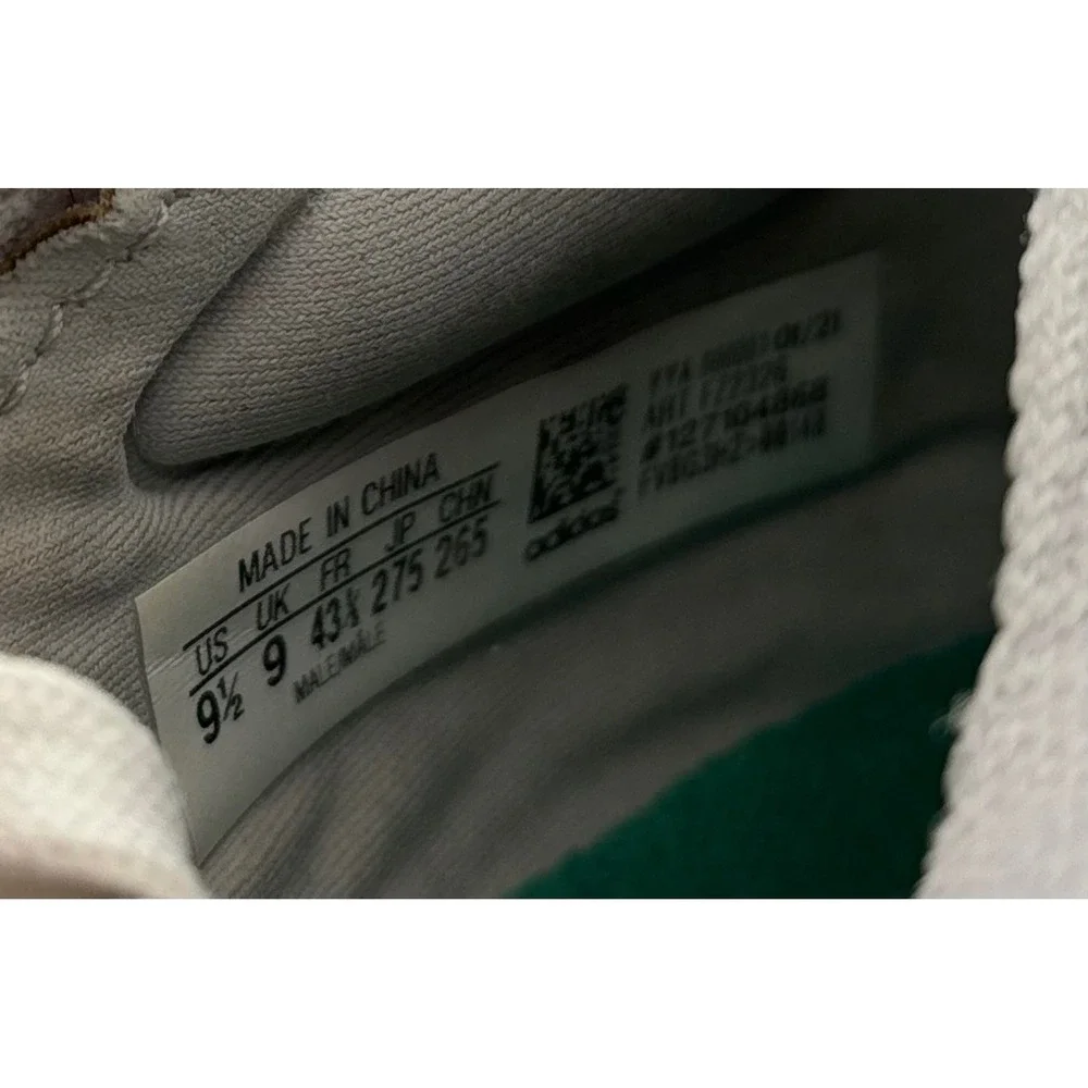 Adidas Ultraboost 21 Grey Green Men's Running Shoes FZ2326 Size 9.5